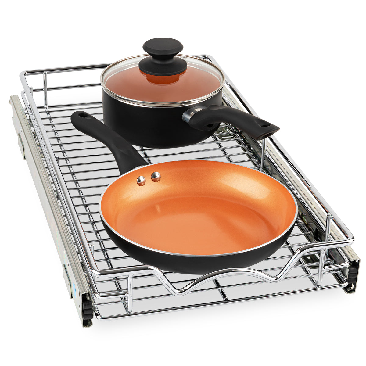 21" Pull Out Drawer Organizer, Heavy Dutywith 5 Year Limited