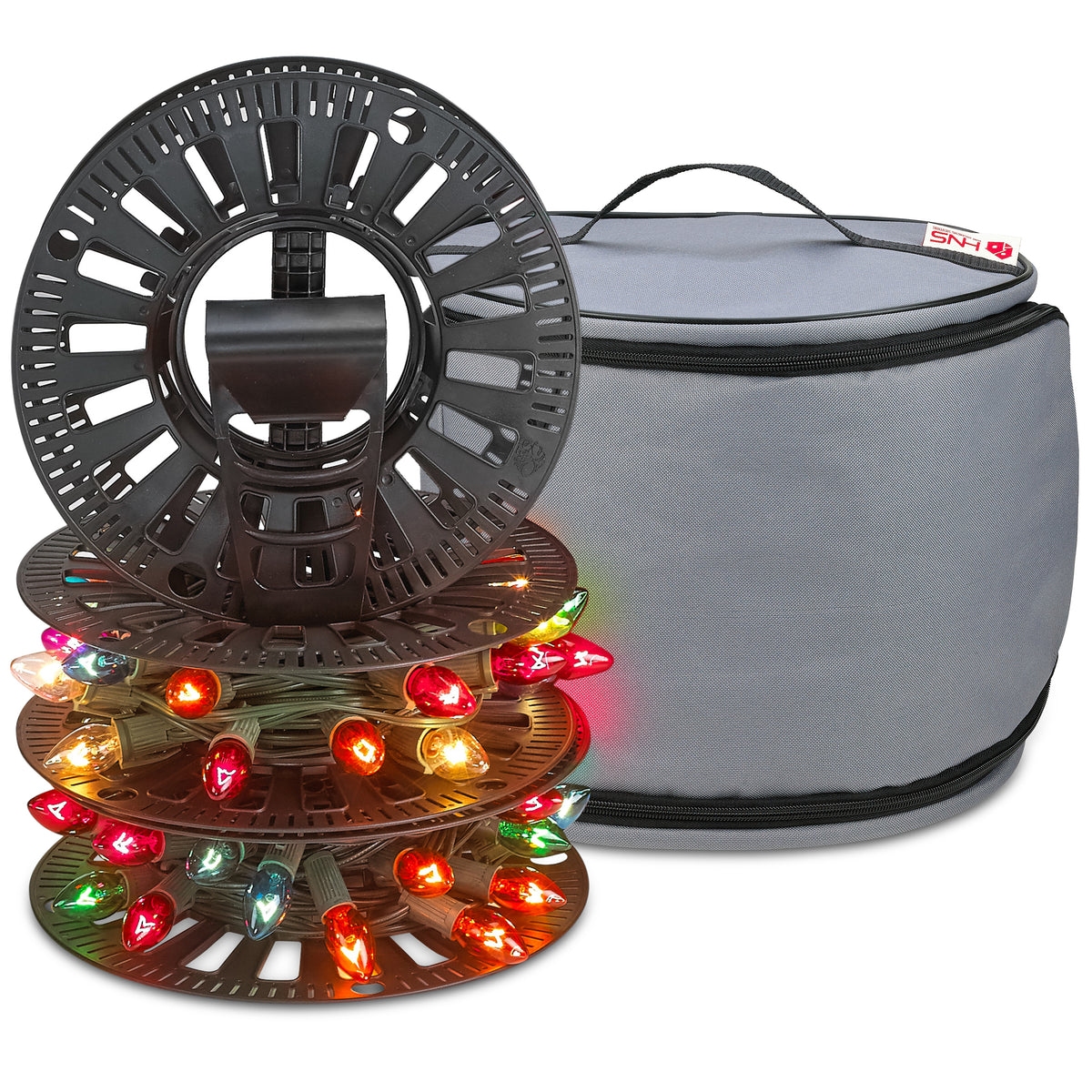 Premium Christmas Light Storage Bag – Heavy Duty Tear Proof 600D/Insid –  Hold N' Storage
