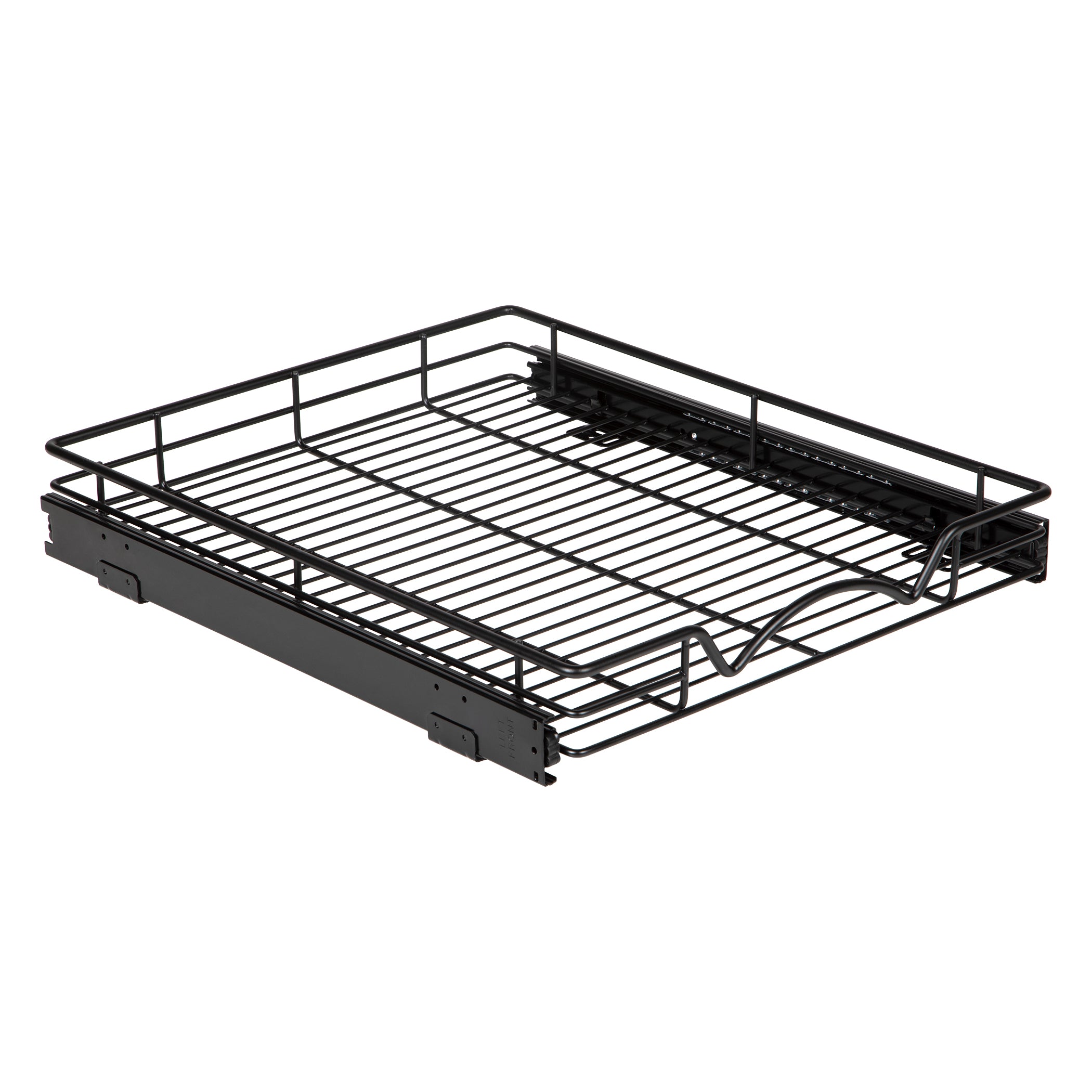 Hold N’ Storage Pull Out Cabinet Drawer Organizer, Heavy Duty-with 5 Year Limited Warranty, Steel Metal -Black Finish