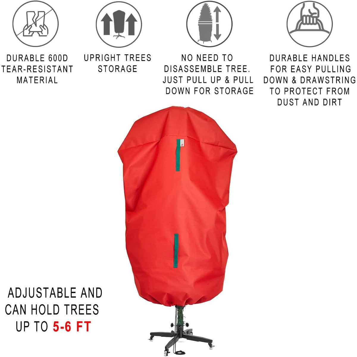 Christmas Tree Storage Bag Premium Christmas Tree Cover Upright Te