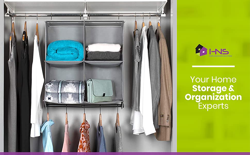 5-Shelf Hanging Storage Closet Organizer, Oxford Rv Storage and  Organization for Wardrobe, Inside, Camper Accessories, Nursery, Ba