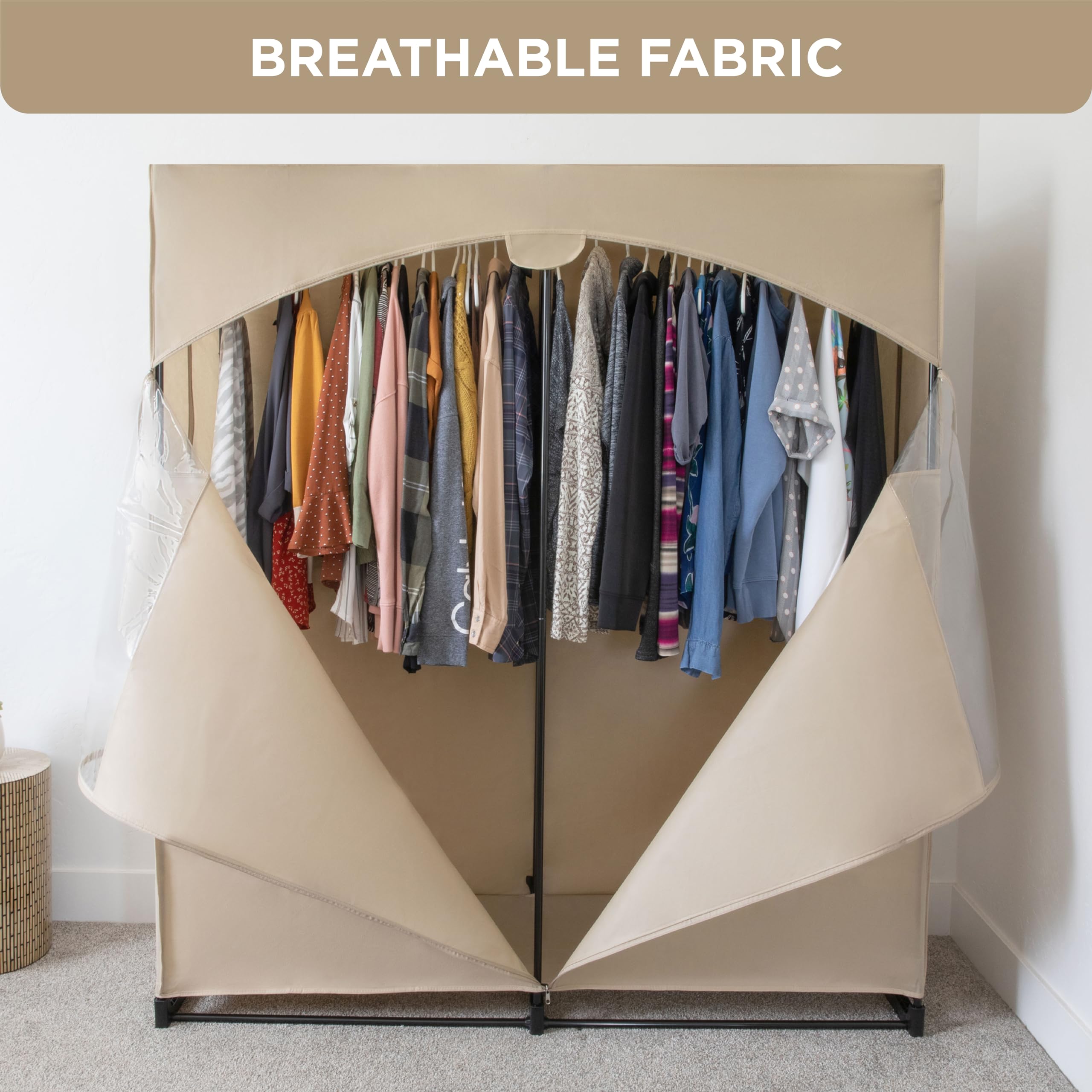 Portable Wardrobe Closet Foldable Clothes Cabinet Organizer w