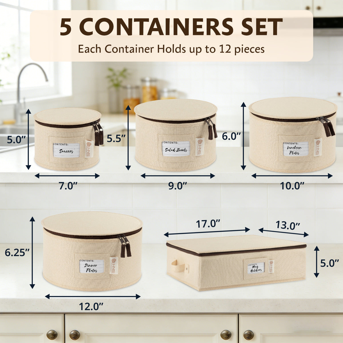 Shell Hop Storage Hard Shell China Storage Containers 5-Piece Set Moving Boxes for Dinne ...