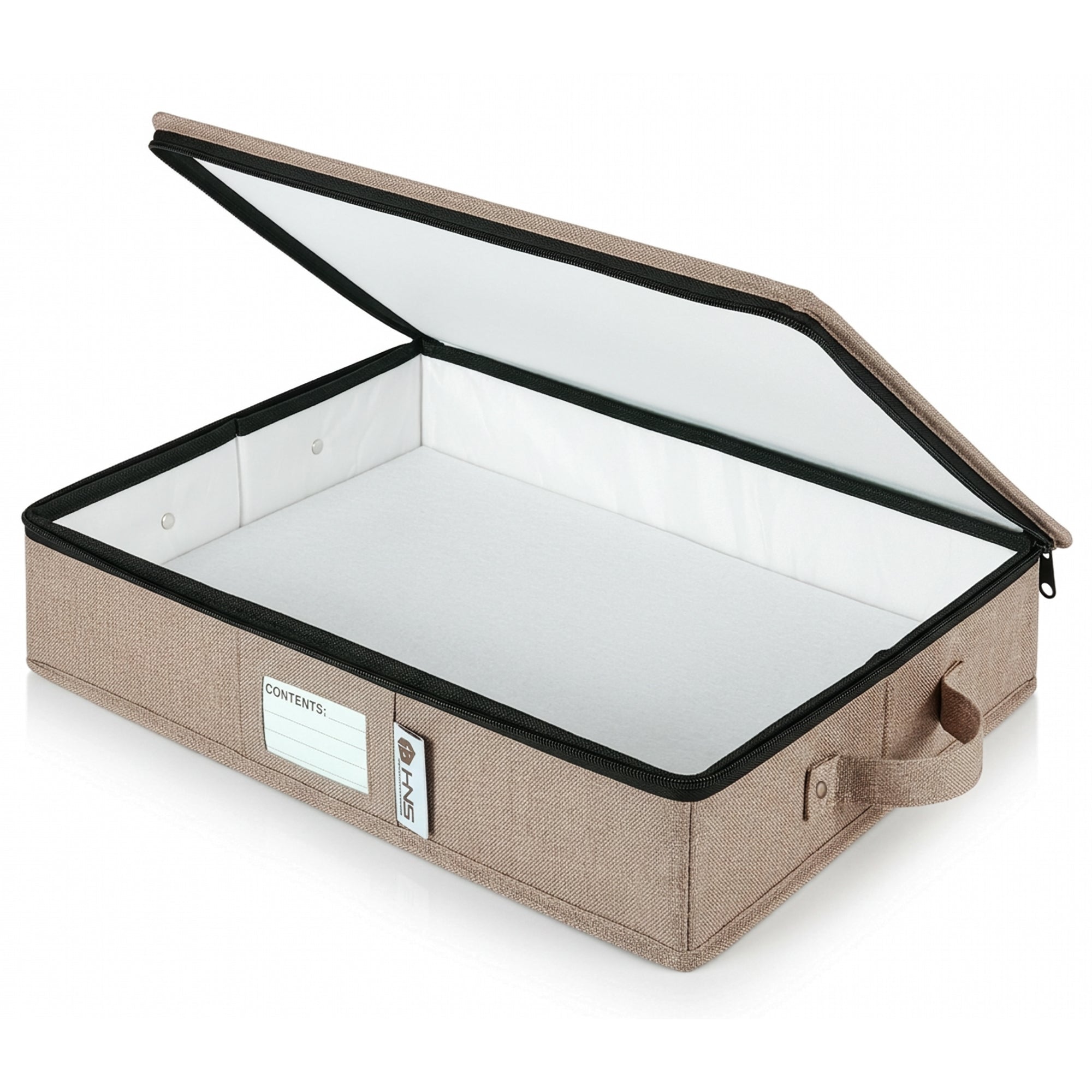 Platter Storage Container Hard Shell China Organizer with Dividers Pro ...
