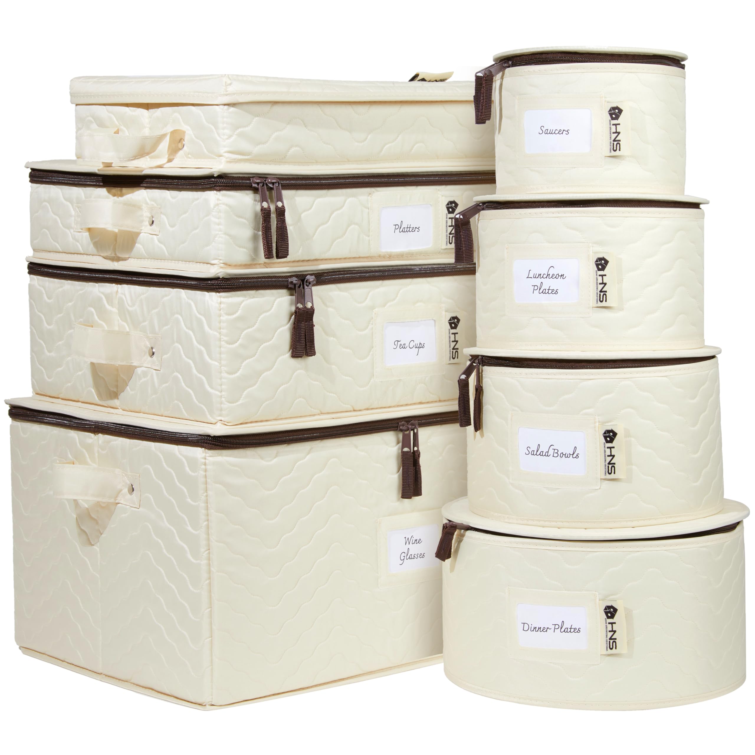 Hard Shell China Storage Containers 5-Piece Set Moving Boxes for Dinne ...