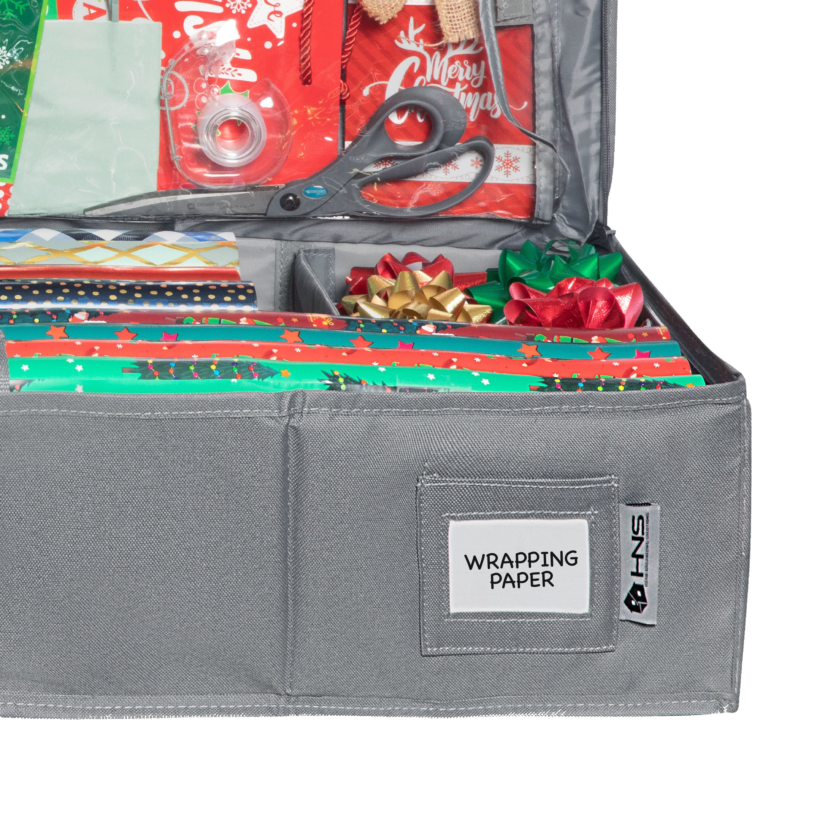 Wrapping Paper Storage Container Cart Premium Wrapping Paper Storage Container -Durable Material 600D tear-p ...