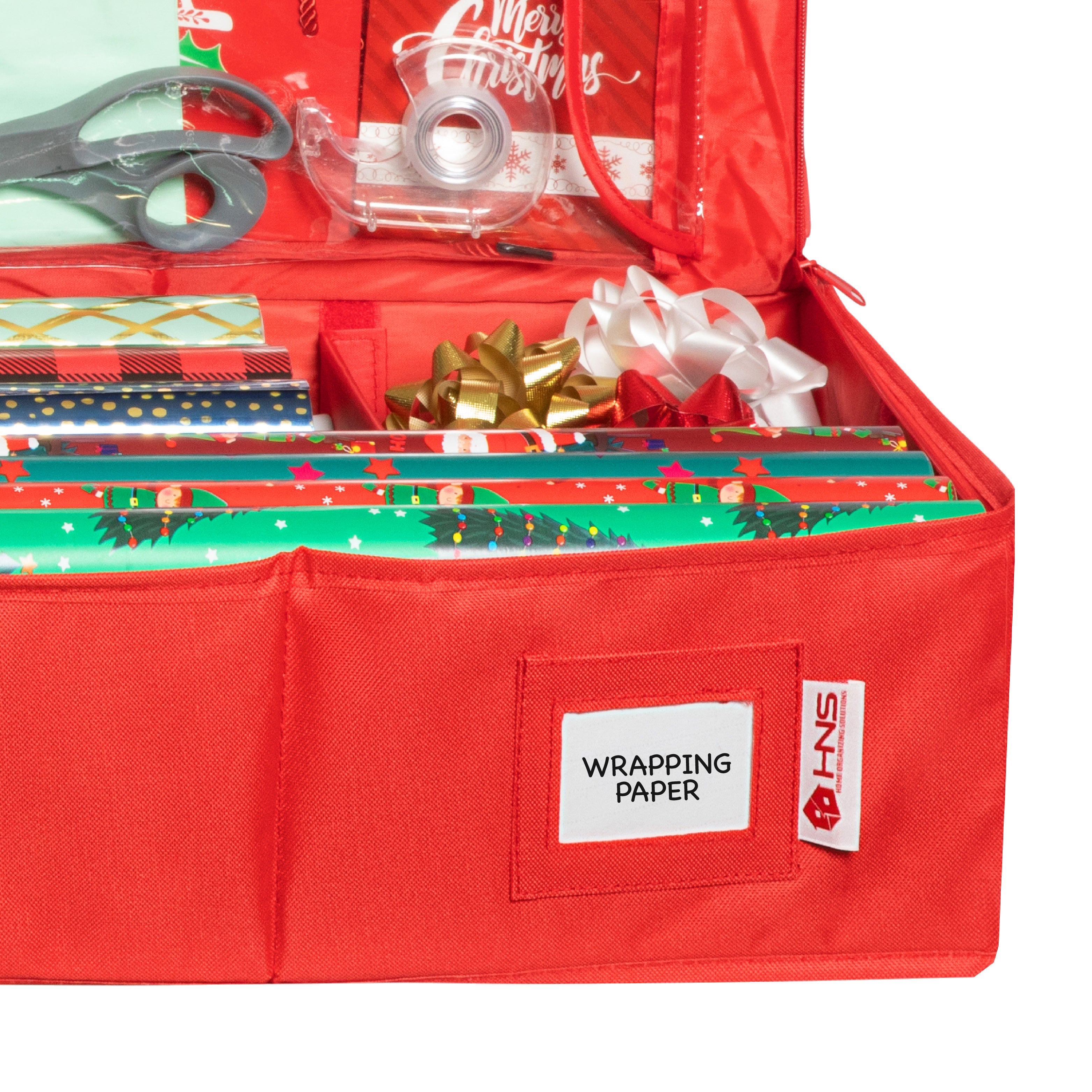 Wrapping Paper Storage Container Cart Premium Wrapping Paper Storage Container -Durable Material 600D tear-p ...