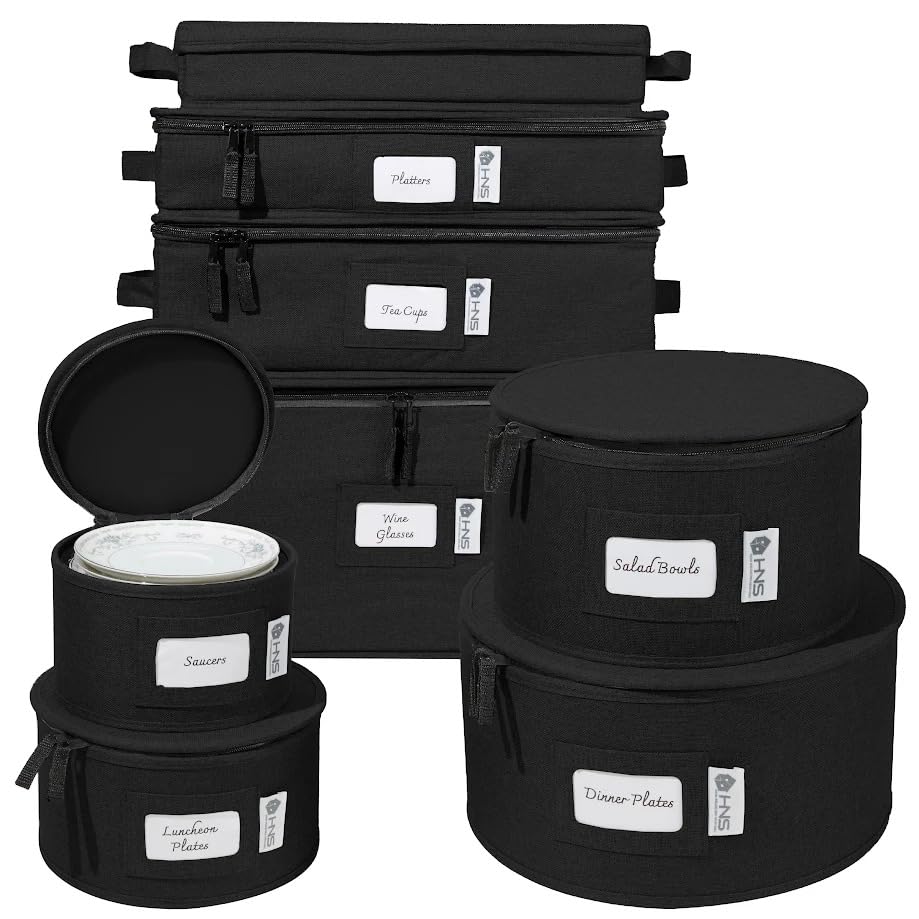 Shell Hop Storage Hard Shell China Storage Containers 5-Piece Set Moving Boxes for Dinne ...