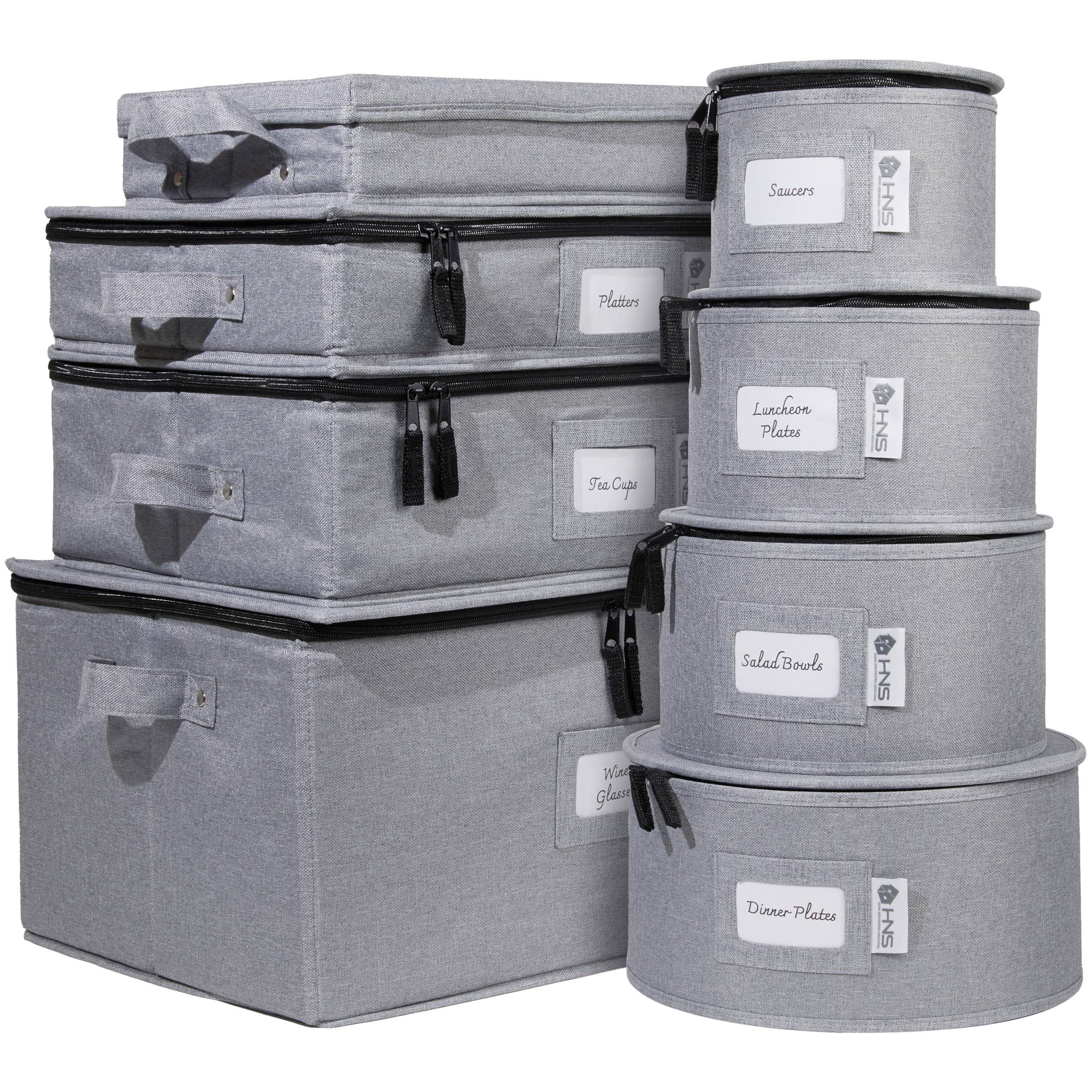 Shell Hop Storage Hard Shell China Storage Containers 5-Piece Set Moving Boxes for Dinne ...