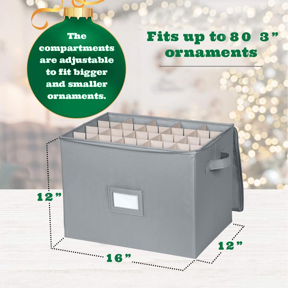 Christmas Ornament Storage Box Christmas Decor Storage Containers