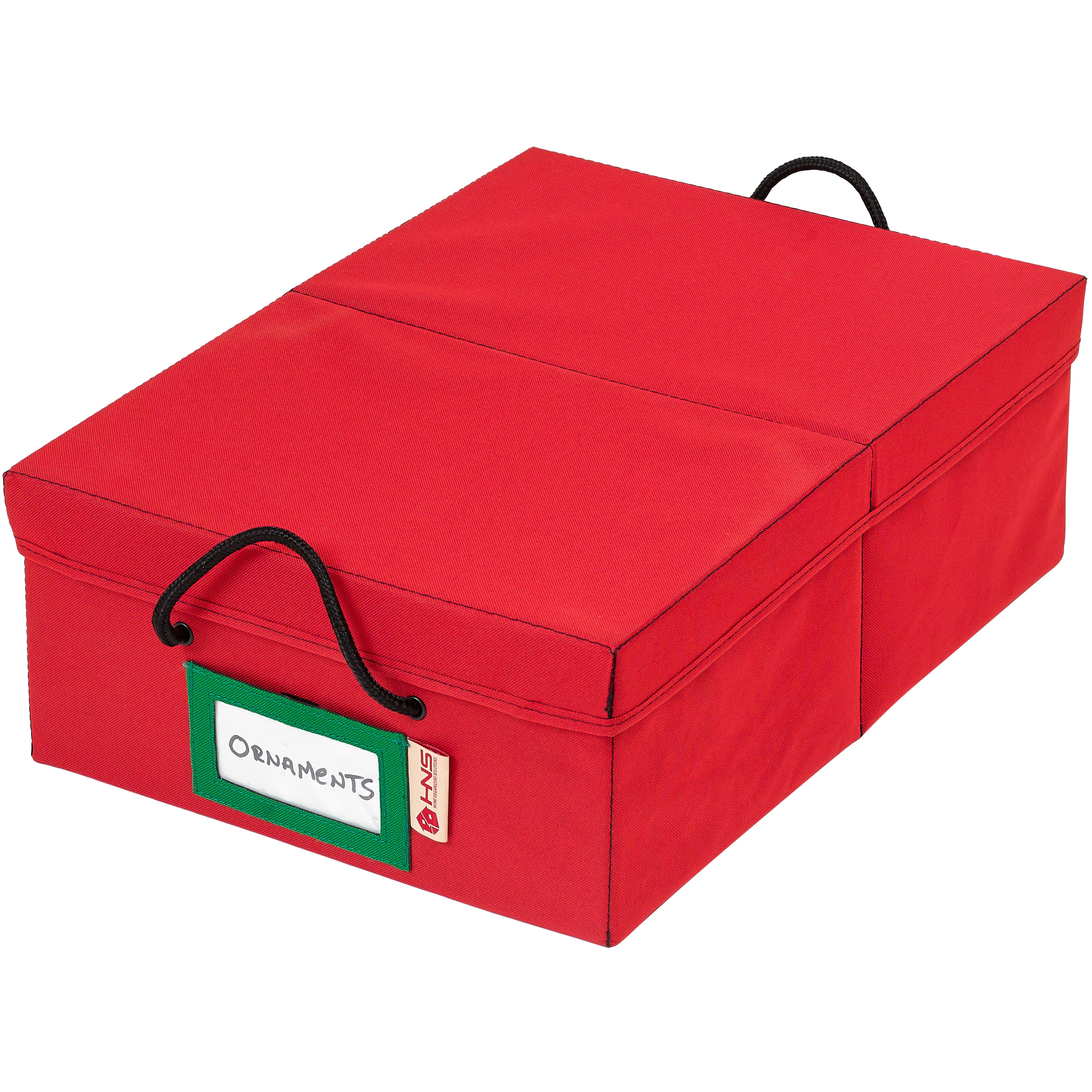 Christmas Ornament Storage Container Box – Heavy Duty, Premium Quality Non-Woven Storage Bins.