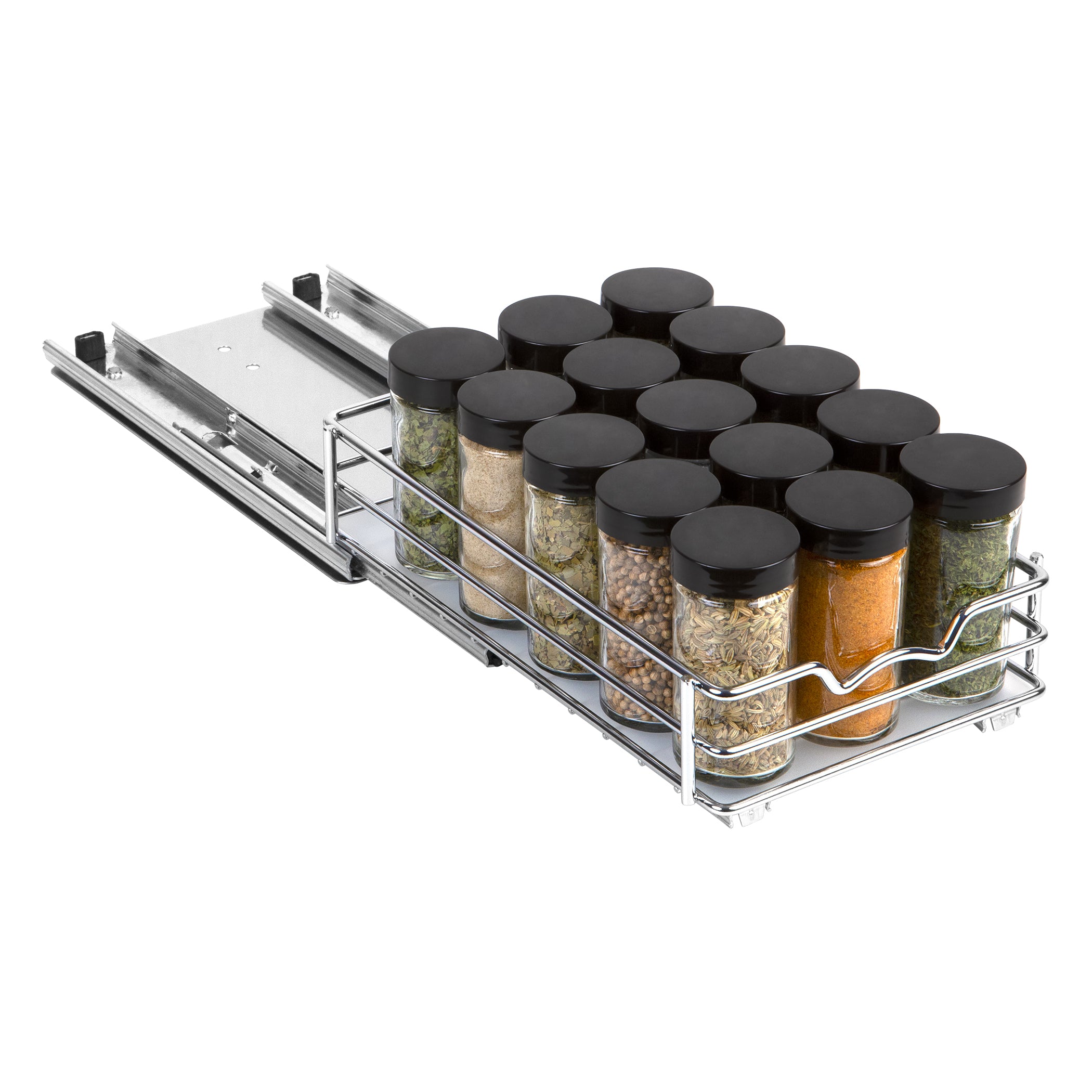  VAEHOLD Spice Rack Organizer for Cabinet & Countertop -  Seasoning Organizer Spice Shelf - Space Saving Wooden Display Risers Shelf  Showcase Fixtures Jewelry (5 Tier) : Home & Kitchen