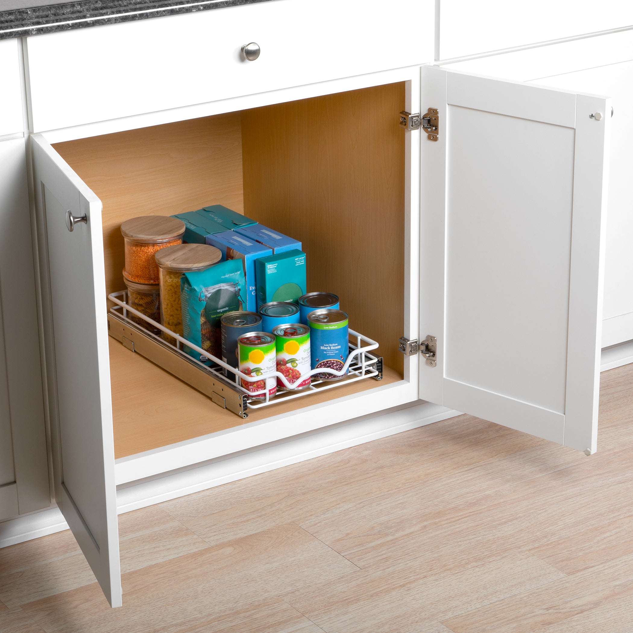 Heavy-Duty Wood Pantry Pullout