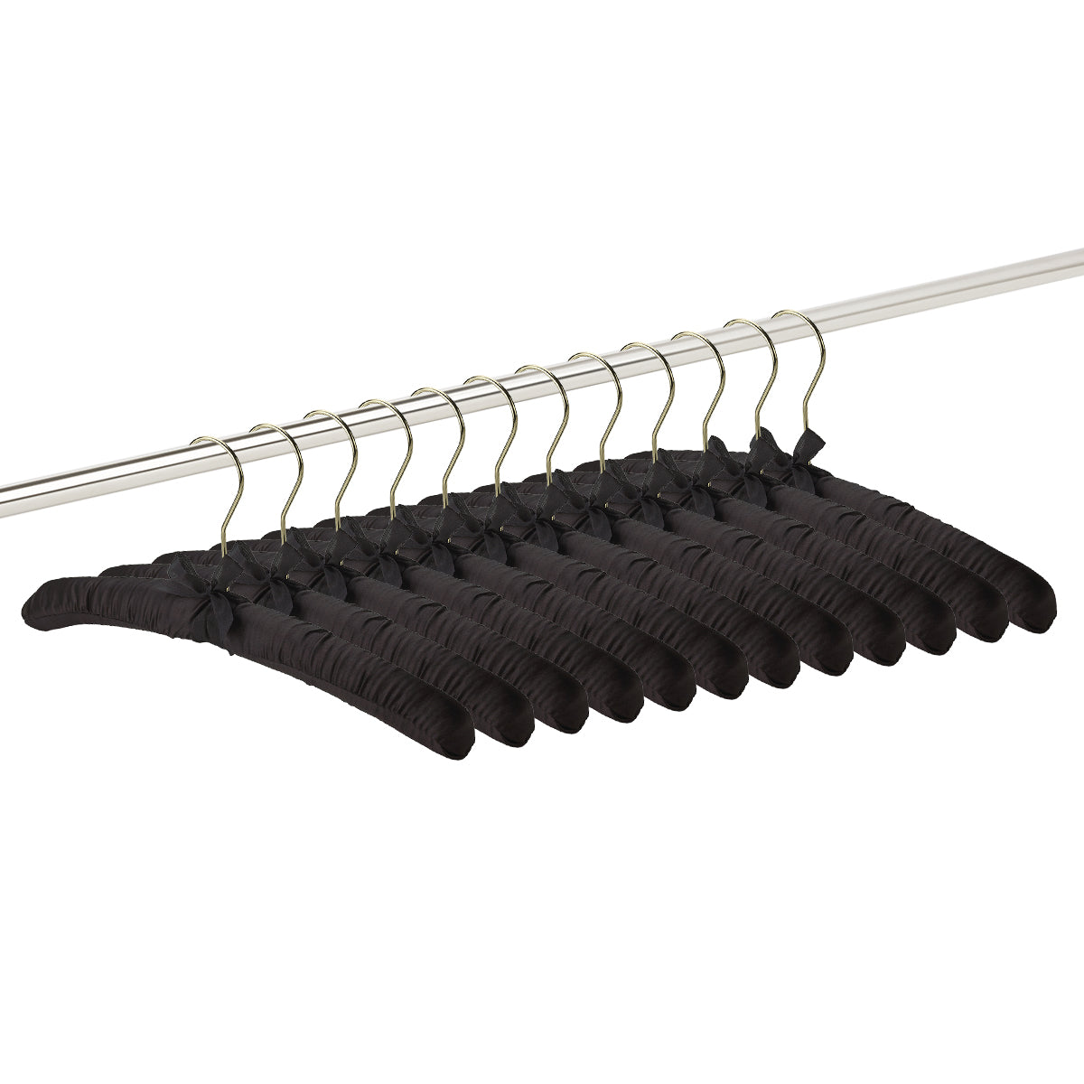 36 Pack Women Padded Hangers Bulk Satin Padded Sweater Hangers No Shoulder