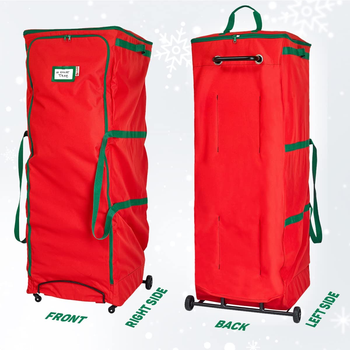 Heavy Duty Large Christmas Tree Storage Bag Green Waterproof Sack up to 9ft  Tree | eBay