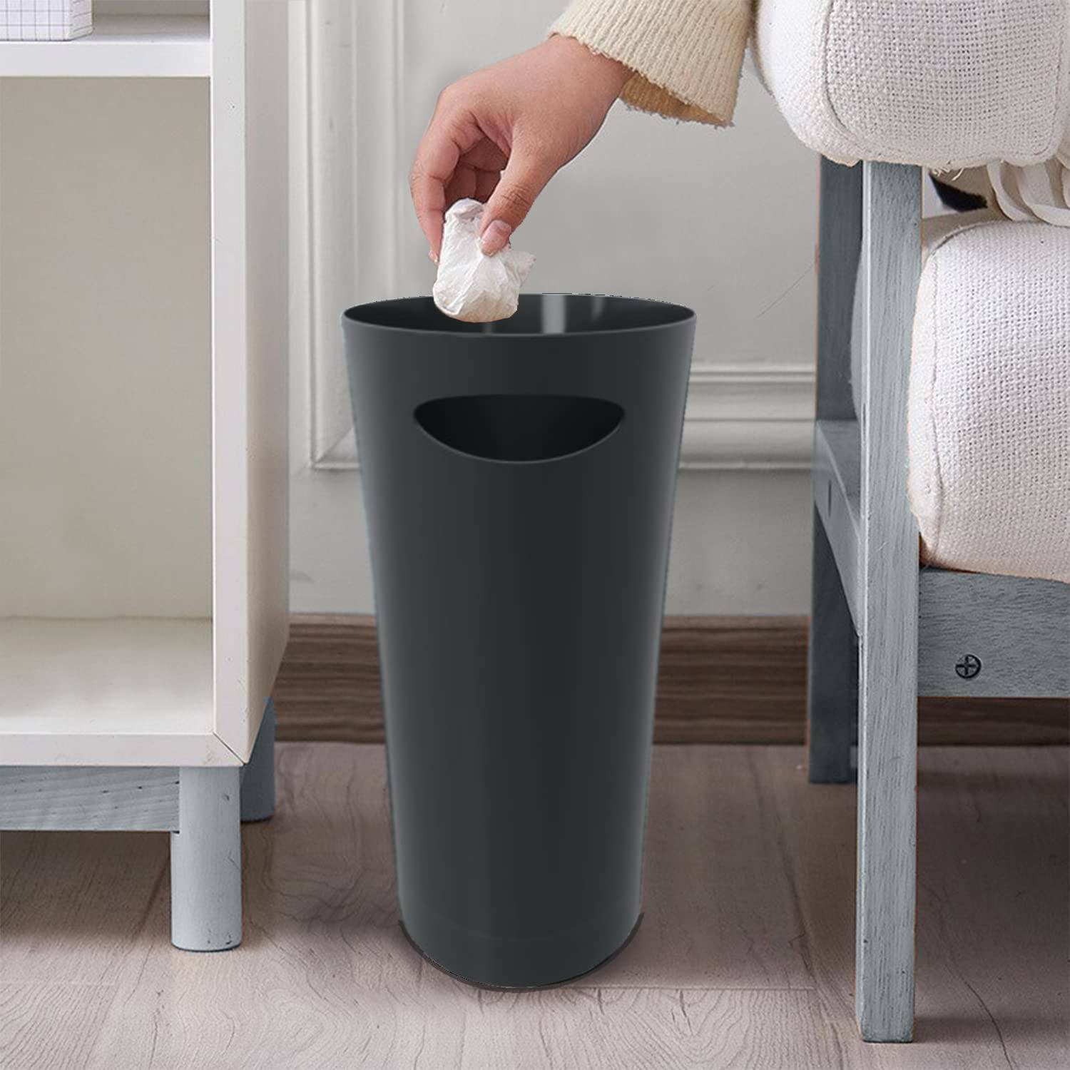 Small Trash Can Open Top Skinny Garbage Cans for Kitchen, Office, Dorm, Bathroom, etc. Slim Waste Can for Compact/Tight Spaces The Perfect Bathroom