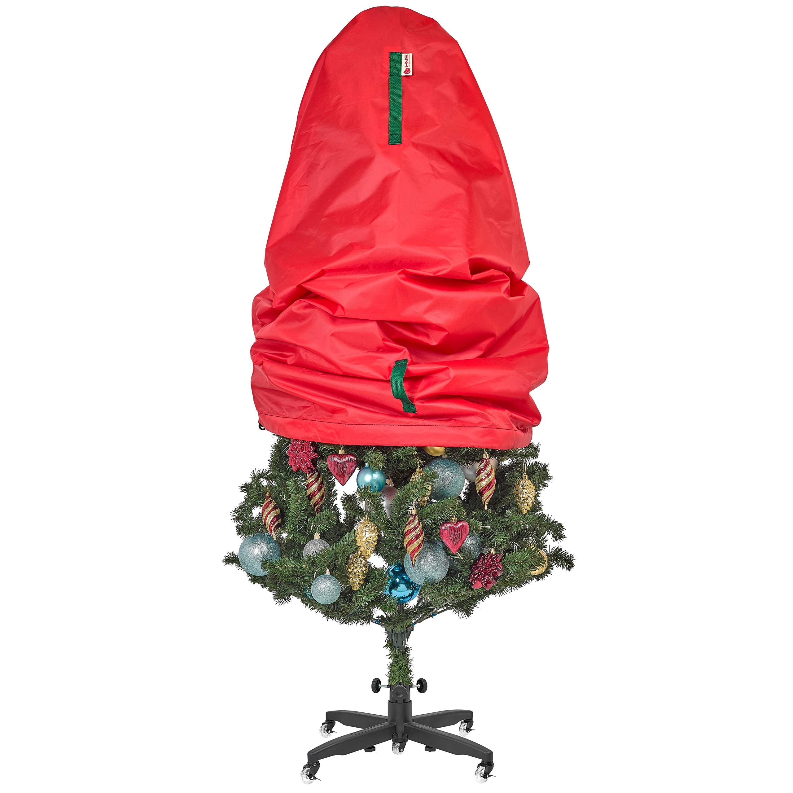 Upright Christmas Tree Storage Bag – For Topiary Trees – Holiday Tree Covers– For Christmas Trees and Topiary Trees Durable, Lightweight, Easy, Vertical Xmas Storage Bags