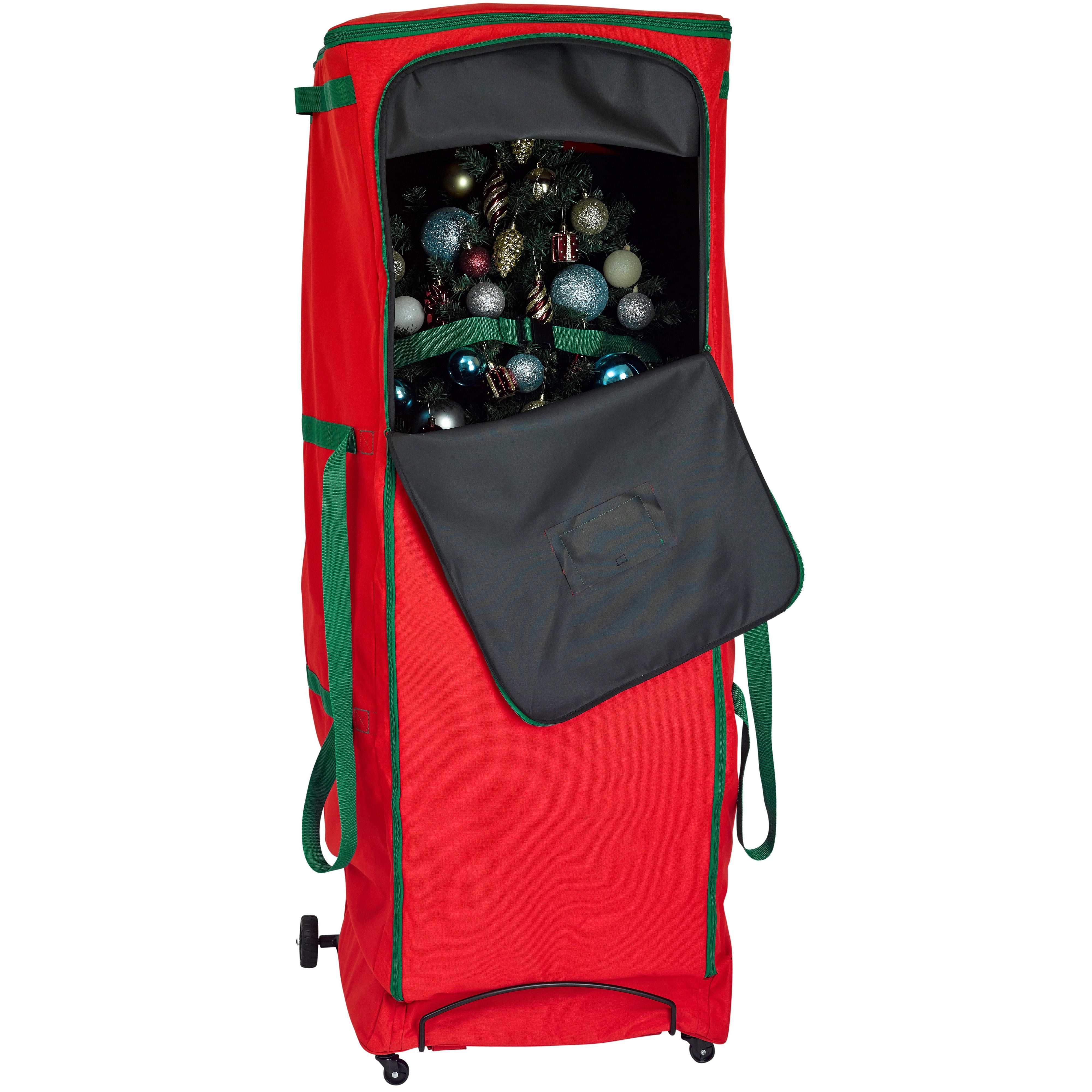 Ram 3-Pack Christmas Storage Bags - 1 Tree Bag (for Up To 7ft) & 2 Decoration Bags With Handles