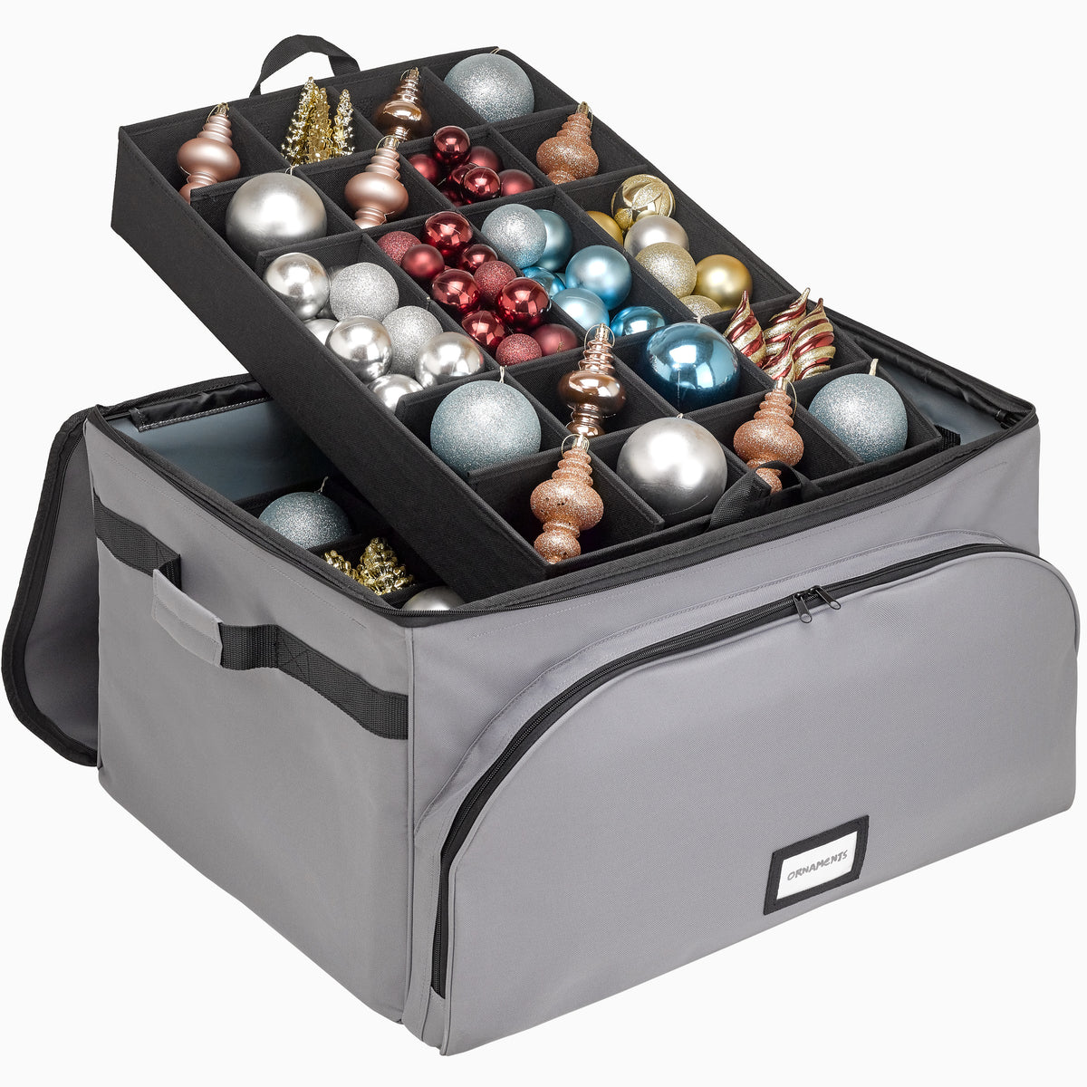 Christmas Ornament Storage Containers Holds Up to 72 4” ornaments D Hold N’ Storage